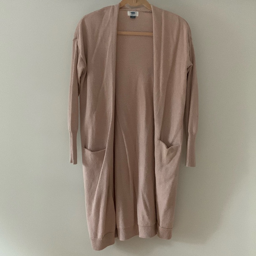 Old Navy S Pink Long Cardigan